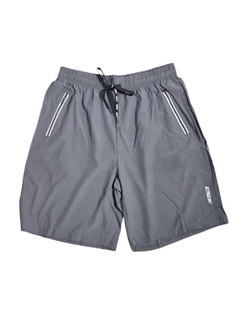 NWOT | Carbon Grey Technical Performance Athletic Shorts Zipper Pockets | XLarge